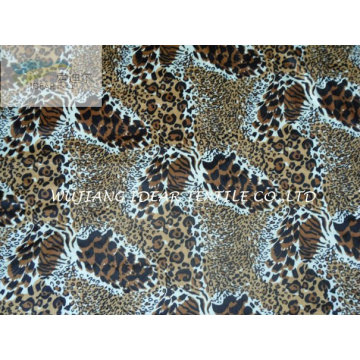 Leopard Pattern Short tissu peluche/Suede tissu